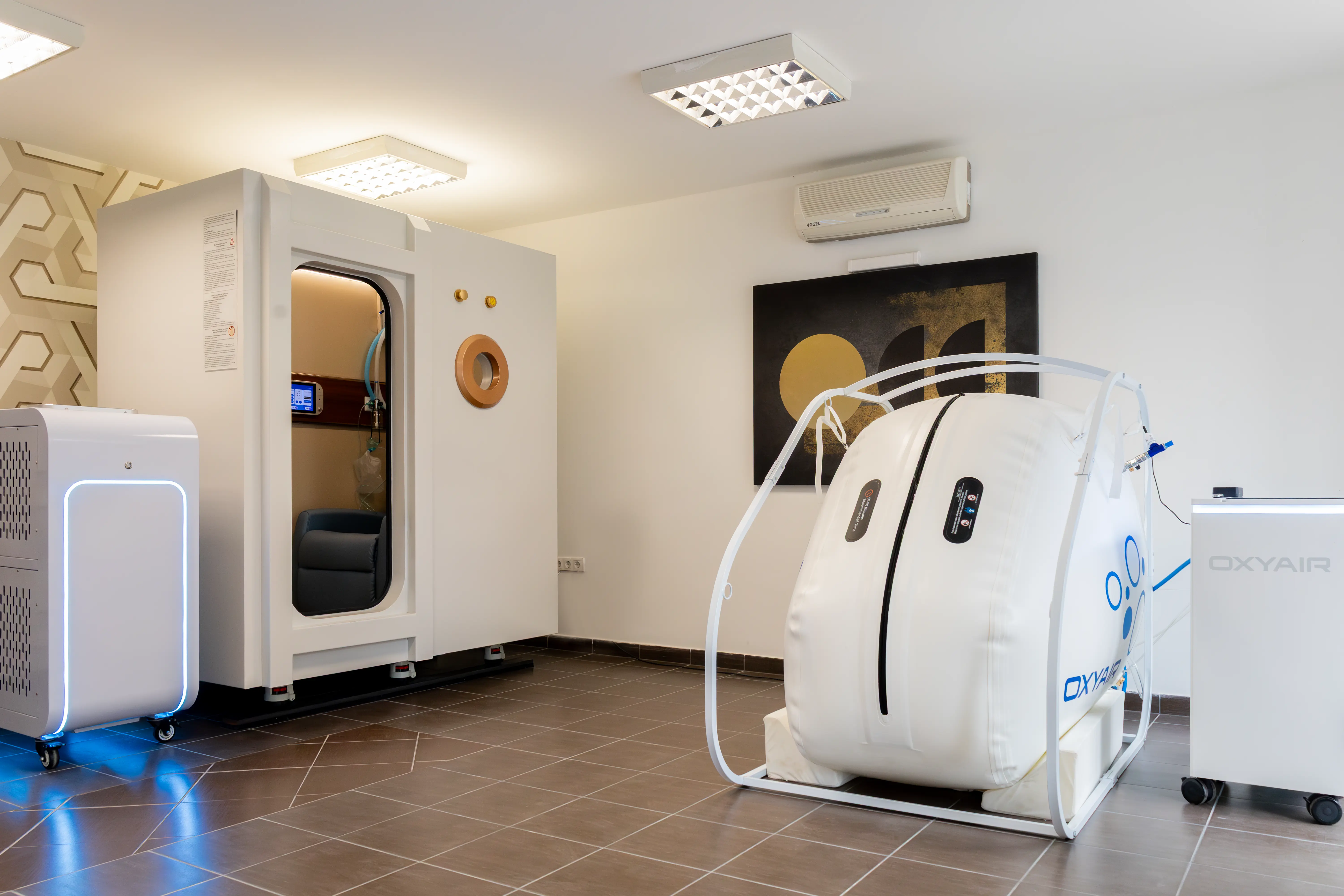 Oxigénkamra belseje